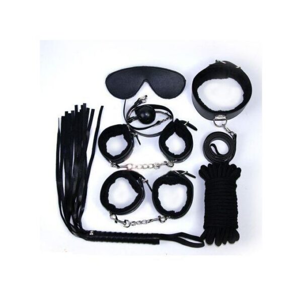 Ensemble de jouets pour adultes de 7 pièces pour couples - Noir