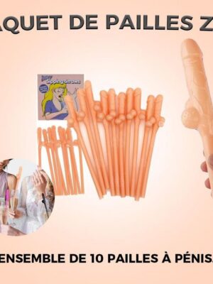 paquet de paille Zizi DICKY SHIPPING STRAWS