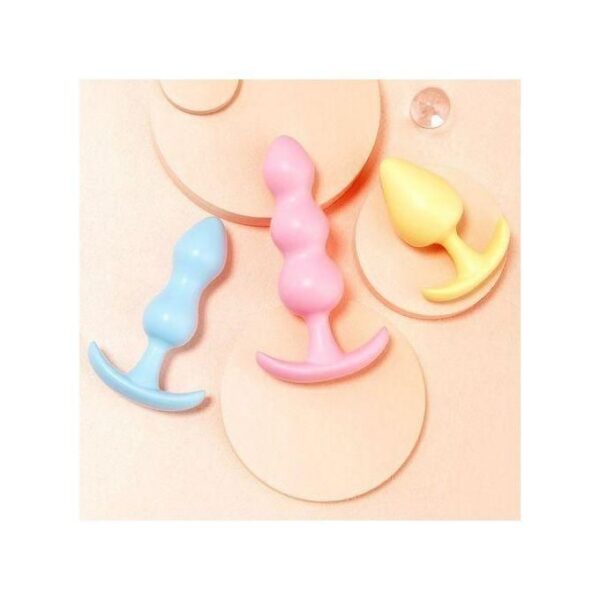 kit de 3 plugs anal