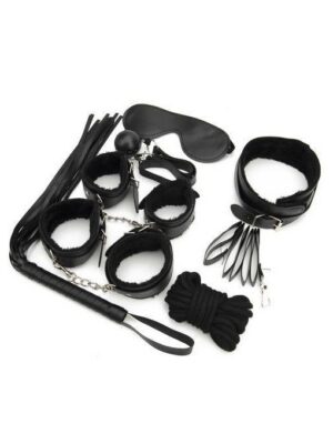 2 Ensemble de jouets pour adultes de 7 pièces pour couples - Noir