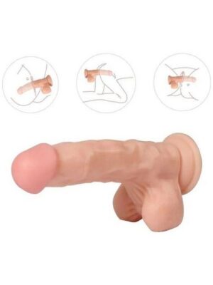 Gode Realiste ventouse 18,5 cm