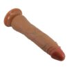 Gode ventouse doux et flexible Latino - 21 cm
