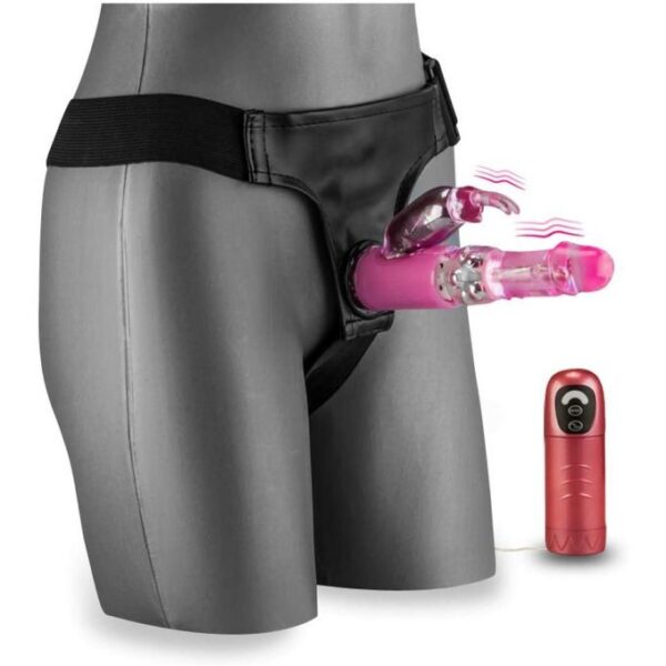 278 gode ceinture vibrant rabbit rotative stimulation