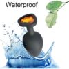 Plug stimulation anal Silicone avec Pierre Precieuse taille (L M S)