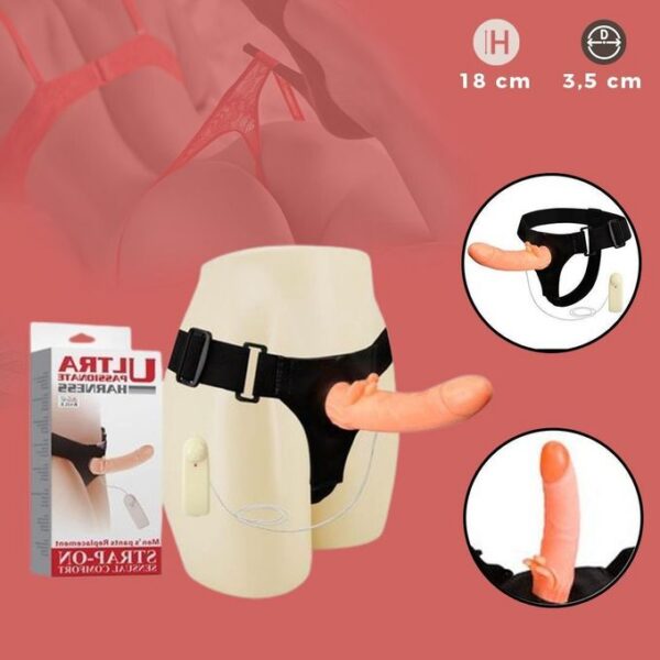 31 Gode Ceinture Creux Vibrant Avec Ergot De Stimulation