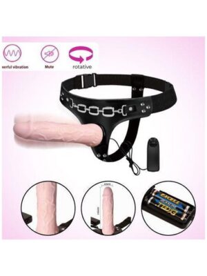 38 Gode Ceinture Vibrant-18cm-multispeed