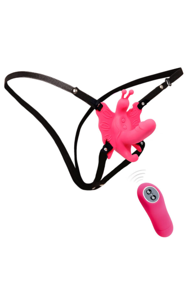 Culotte vibrante papillon avec télécommande sans fil