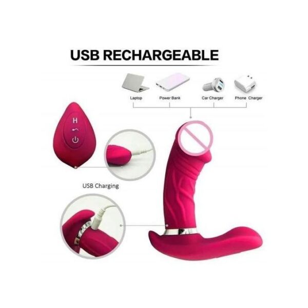 3f Vibromasseur Point G En Silicone 7 Fréquences