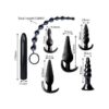Plug anal en silicone 7 pièces