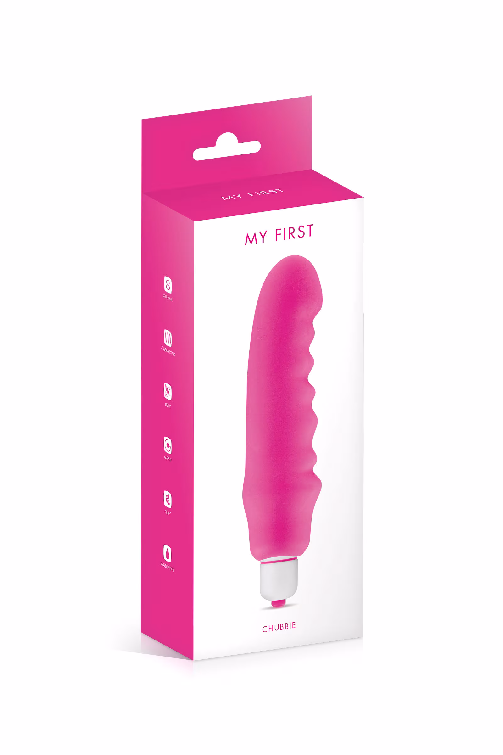 Chubbie - Vibromasseur en silicone avec ondulations