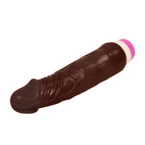 Gode-Realiste-Vibrant-Marron-19-cm-de-Baile-3 Gode Réaliste Vibrant Marron Baile 19 cm