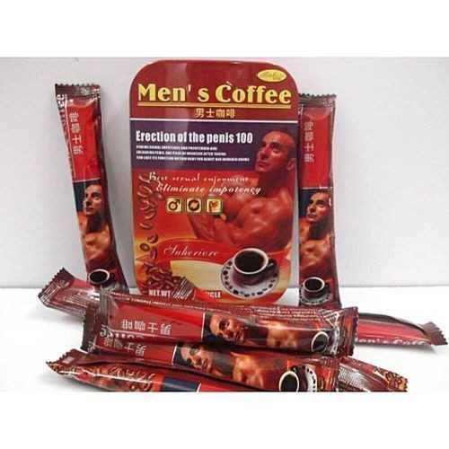 Mens Coffee 8 Sachets, Aphrodisiaque A Base De Café Instantané