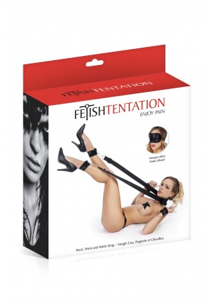 Soumission-Kit-Sangle-Cou-Poignets-Chevilles Kit Soumission Sangle Cou Poignets et Chevilles
