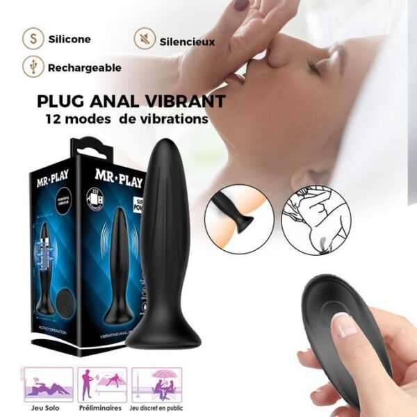PLUG ANAL MR PLAY TELECOMMANDE