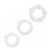 hgt Lot de 3 cockrings Power Plus transparents