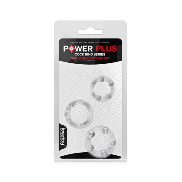 lot-de-3-cockrings-power-plus-transparents Lot de 3 cockrings Power Plus transparents